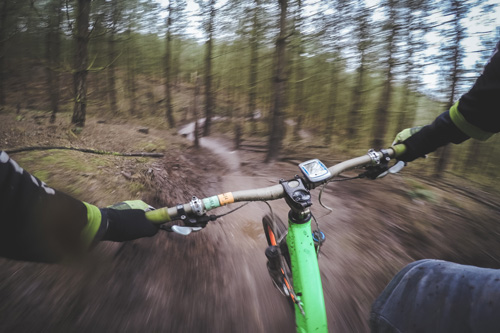 foto mountainbiker